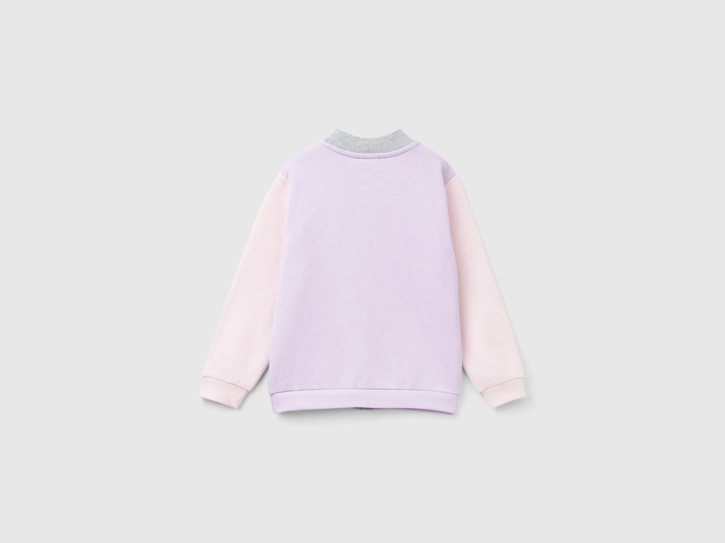 Sudadera de algodón orgánico con cremallera