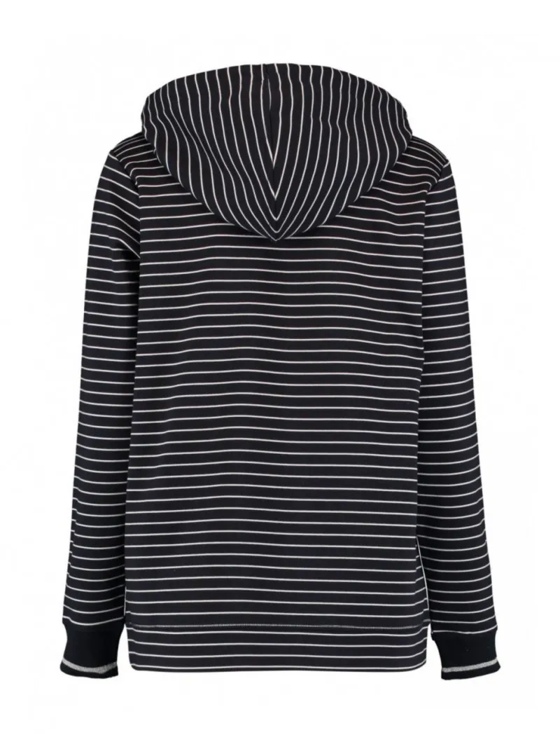 Sudadera de rayas con capucha