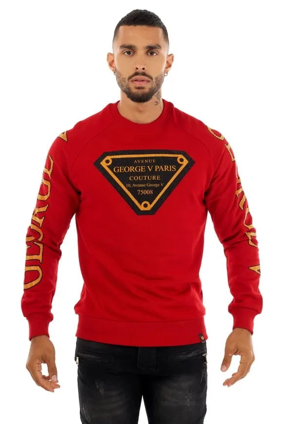 SUDADERA GEORGE V  GV2404 RED