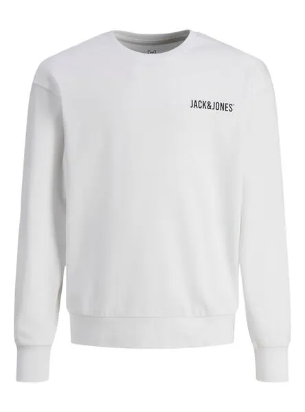 Sudadera Jack And Jones Grow Blanco Para Niño