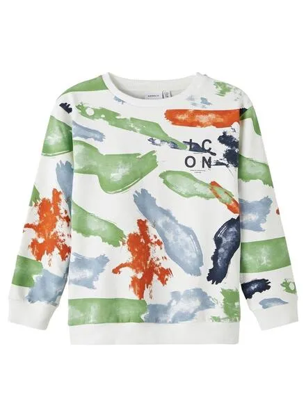 Sudadera Name It Darkan Blanco para Niño