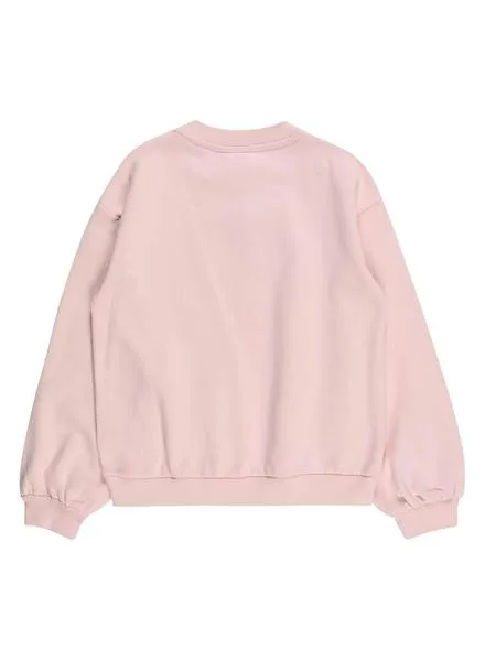 Sudadera Tommy Hilfiger Script Rosa para Niña