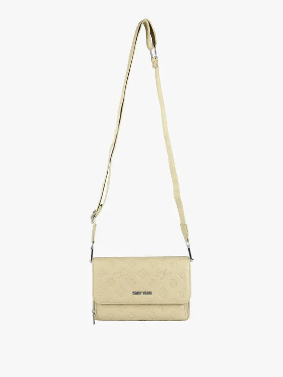 Sweet Years Bolso bandolera de mujer con compartimento para cartera.