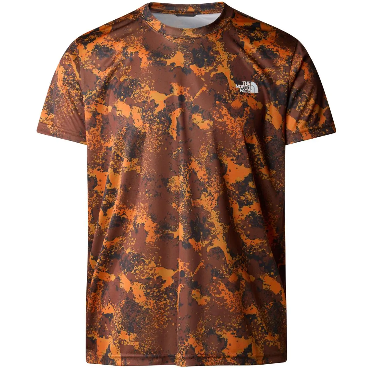 the north face M REAXION AMP CREW PRINT Desert Rust Mos