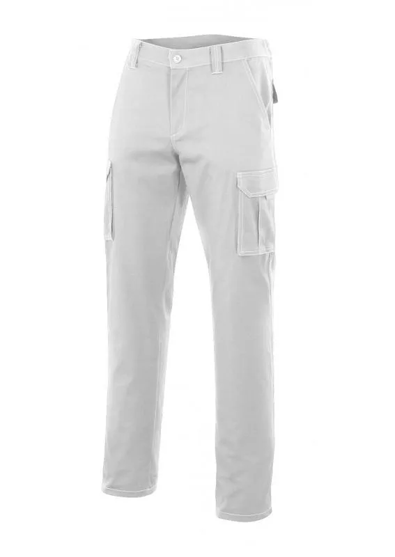 VELILLA V3001  PANTALóN MULTIPLESBOLSILLOS V3001  WHITE