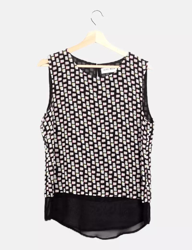 Vero Moda Blusa multicolor estampada