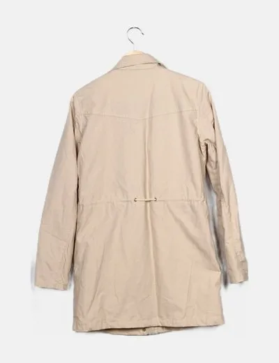 Vero Moda Chaqueta beige combinada