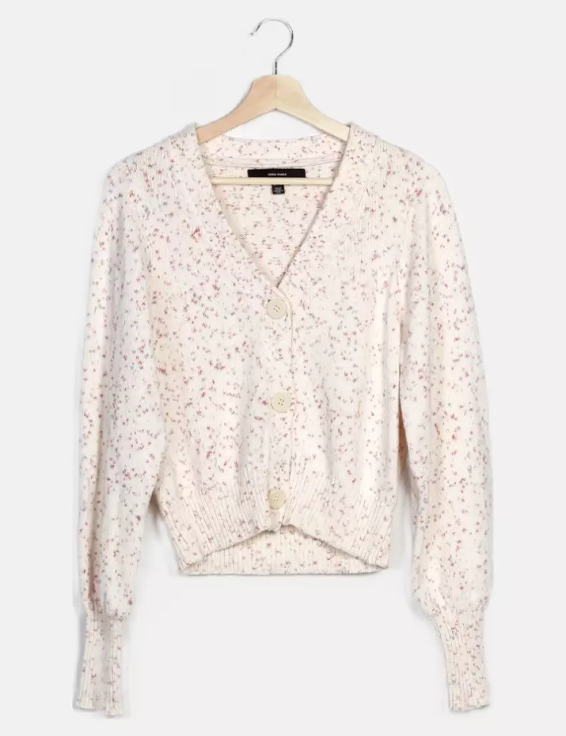 Vero Moda Cárdigan blanco punto