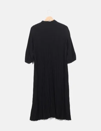 Vero Moda Vestido camisero negro