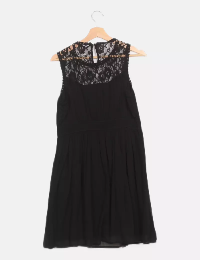 Vero Moda Vestido negro combinado
