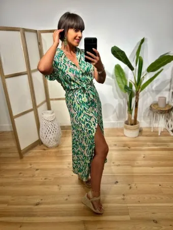Vestido Camisero Estampado KRELLON