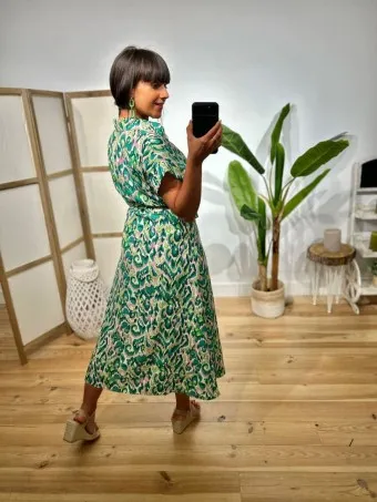 Vestido Camisero Estampado KRELLON
