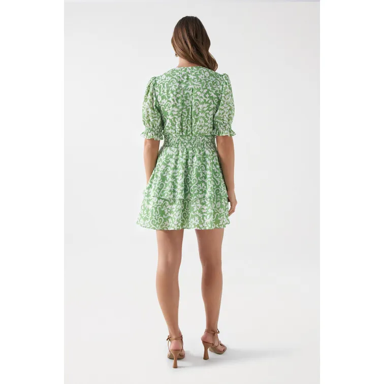 VESTIDO CORTO CON ESTAMPADO MUJER SALSA