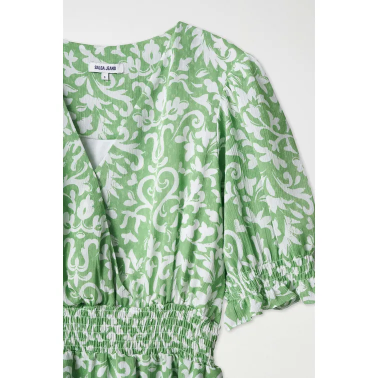 VESTIDO CORTO CON ESTAMPADO MUJER SALSA