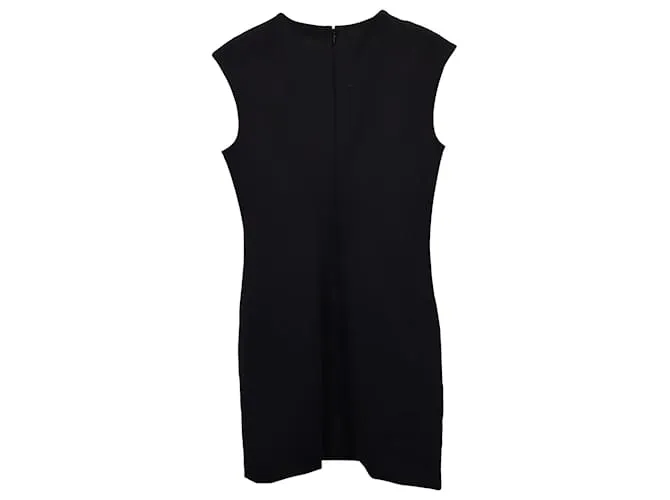 Vestido de crepé bielástico Theory de viscosa negra Negro 