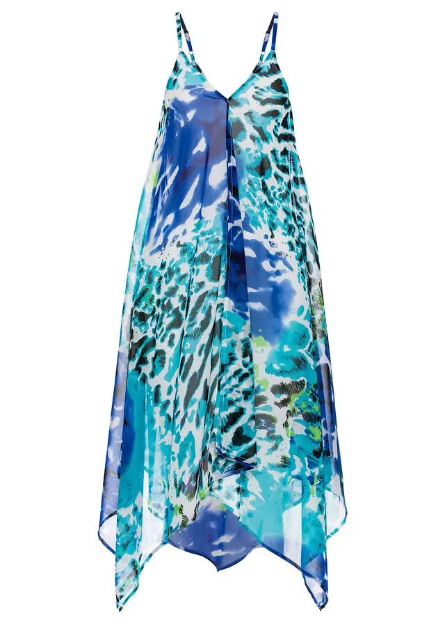 Vestido largo de playa Azul