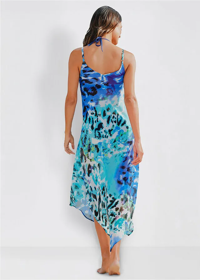 Vestido largo de playa Azul