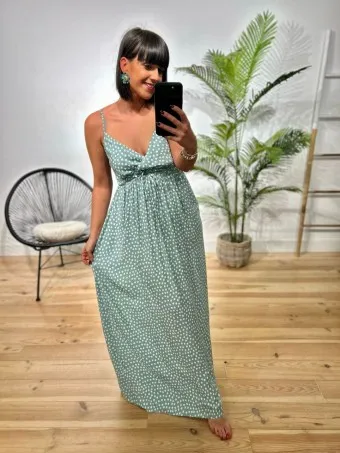 VESTIDO MINIFLOR NERETTA AGUAMARINA