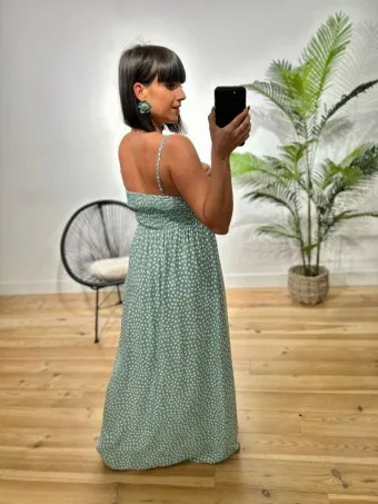 VESTIDO MINIFLOR NERETTA AGUAMARINA
