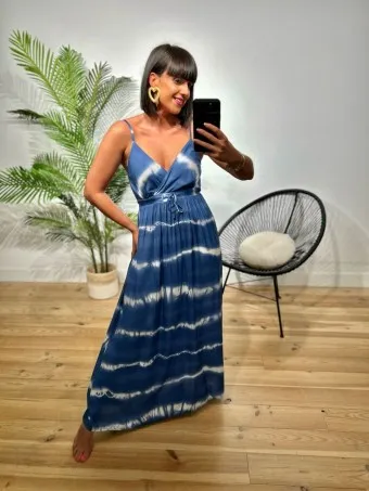 Vestido Tie Dye MARVALA Azul