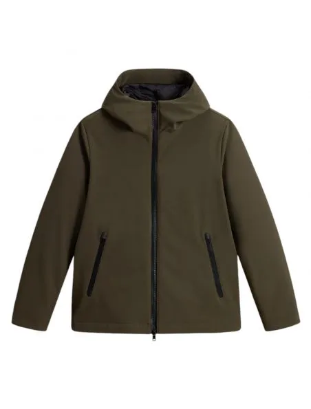 WOOLRICH Chaqueta Pacific Softshell Hombre Dark Green