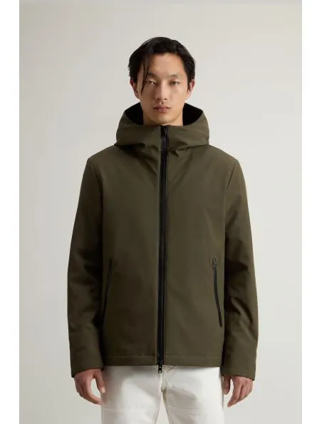 WOOLRICH Chaqueta Pacific Softshell Hombre Dark Green