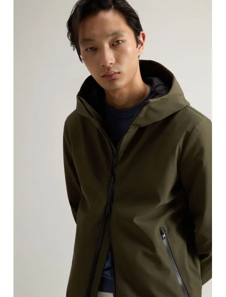 WOOLRICH Chaqueta Pacific Softshell Hombre Dark Green