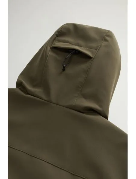 WOOLRICH Chaqueta Pacific Softshell Hombre Dark Green