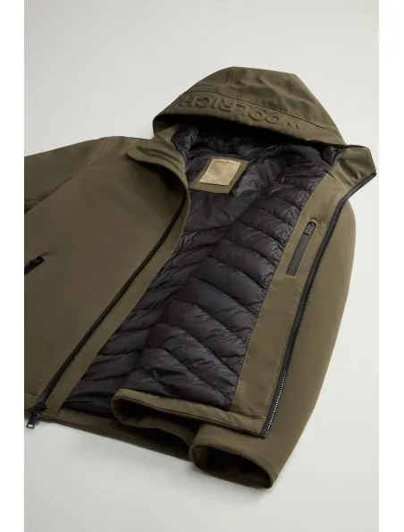 WOOLRICH Chaqueta Pacific Softshell Hombre Dark Green