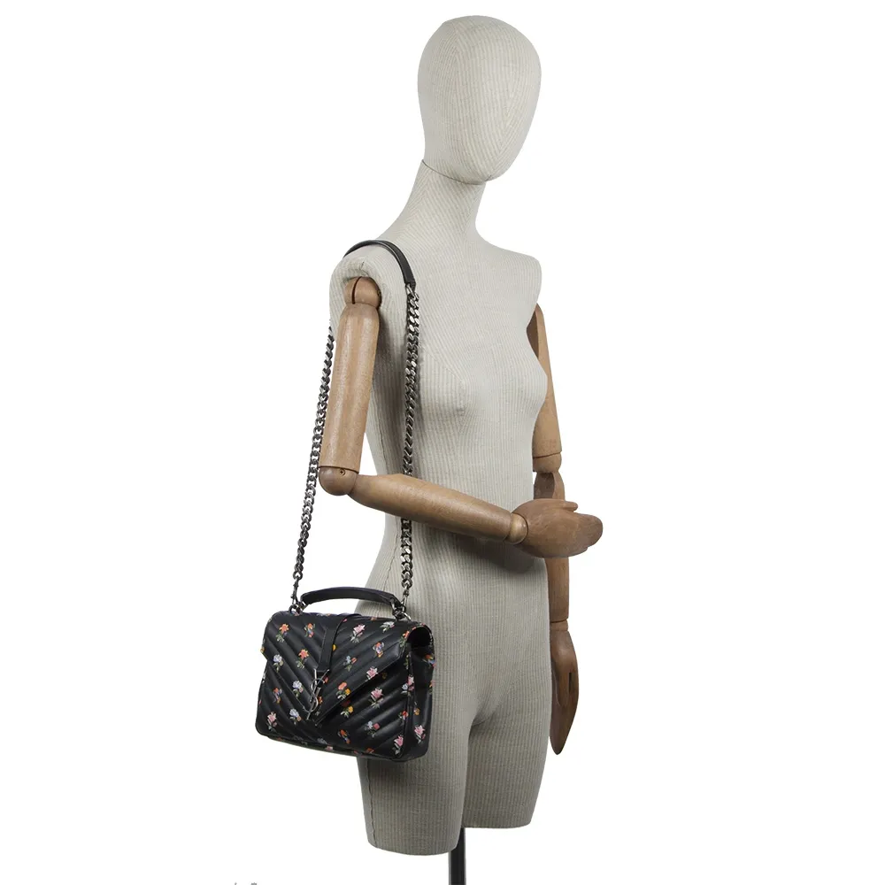 YSL Bolso College Monogram Floral