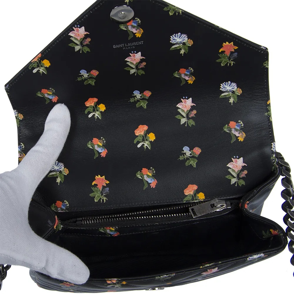 YSL Bolso College Monogram Floral