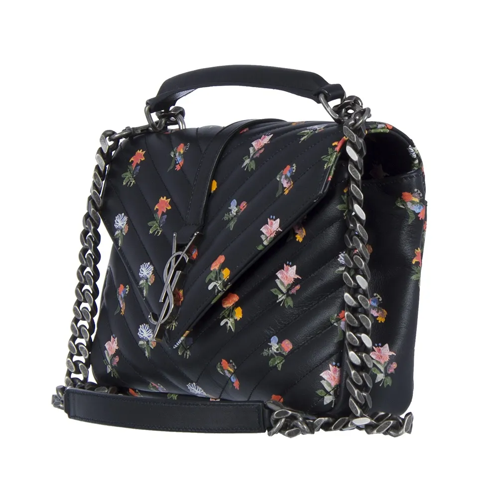 YSL Bolso College Monogram Floral