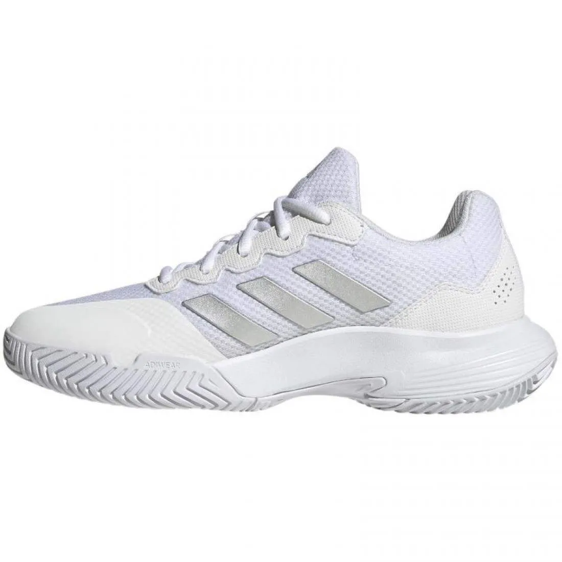 Zapatillas Adidas GameCourt 2 Blanco Plata Metal Mujer | Adidas