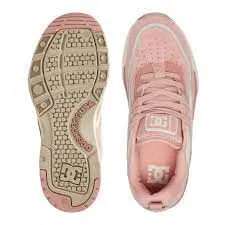 Zapatillas deporte DC Shoes para mujer E.TRIBEKA SE  Peach parfait (ppf) Ref. ADJS20015 rosa palo/blanca