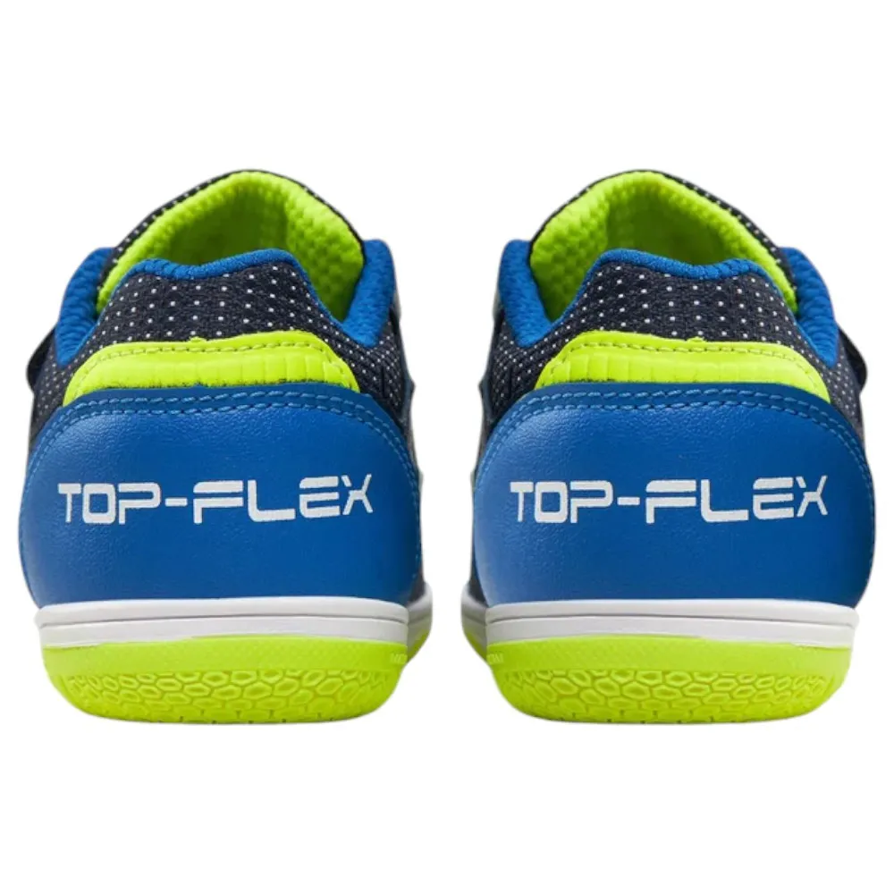 ZAPATILLAS JOMA TOP FLEX JR 2403 AZUL MARINO ROYAL TPJW2403INV INDOOR FUTBOL SALA NIÑOS