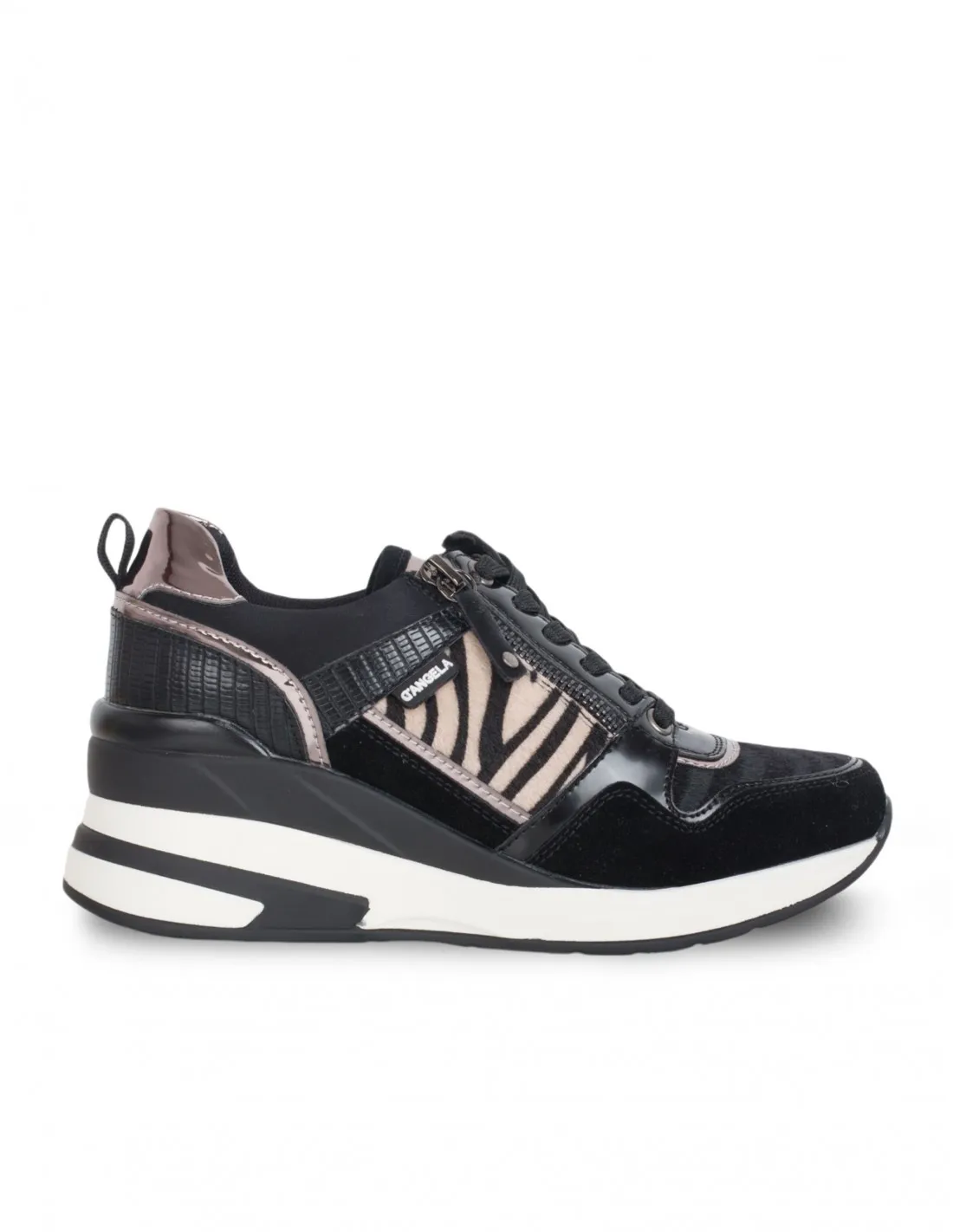 Zapatillas Sneakers Cuña Cebra