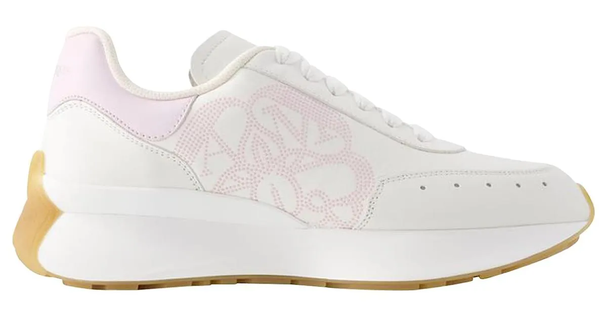 ZAPATILLAS SPRINT RUNNER  ALEXANDER MCQUEEN  CUERO  BLANCO 