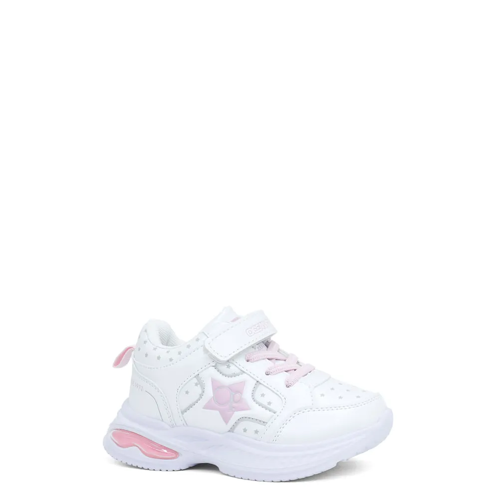 ZAPATILLAS URBANAS PARA NIñA OCEAN PACIFIC STARLYG BLANCO