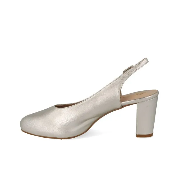ZAPATOS DESTALONADOS MUJER MOD. MINIMOUSE PLATA
