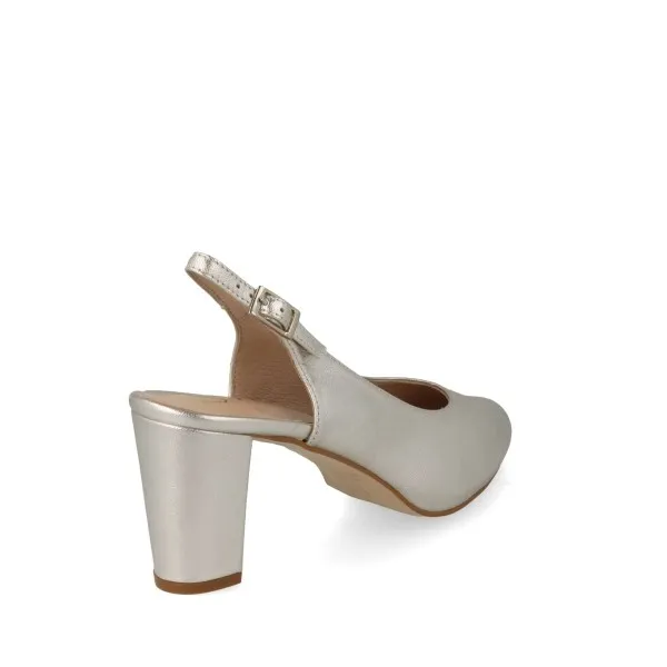 ZAPATOS DESTALONADOS MUJER MOD. MINIMOUSE PLATA