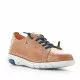 Zapatos sport Zen marrones con cordones elásticos azules